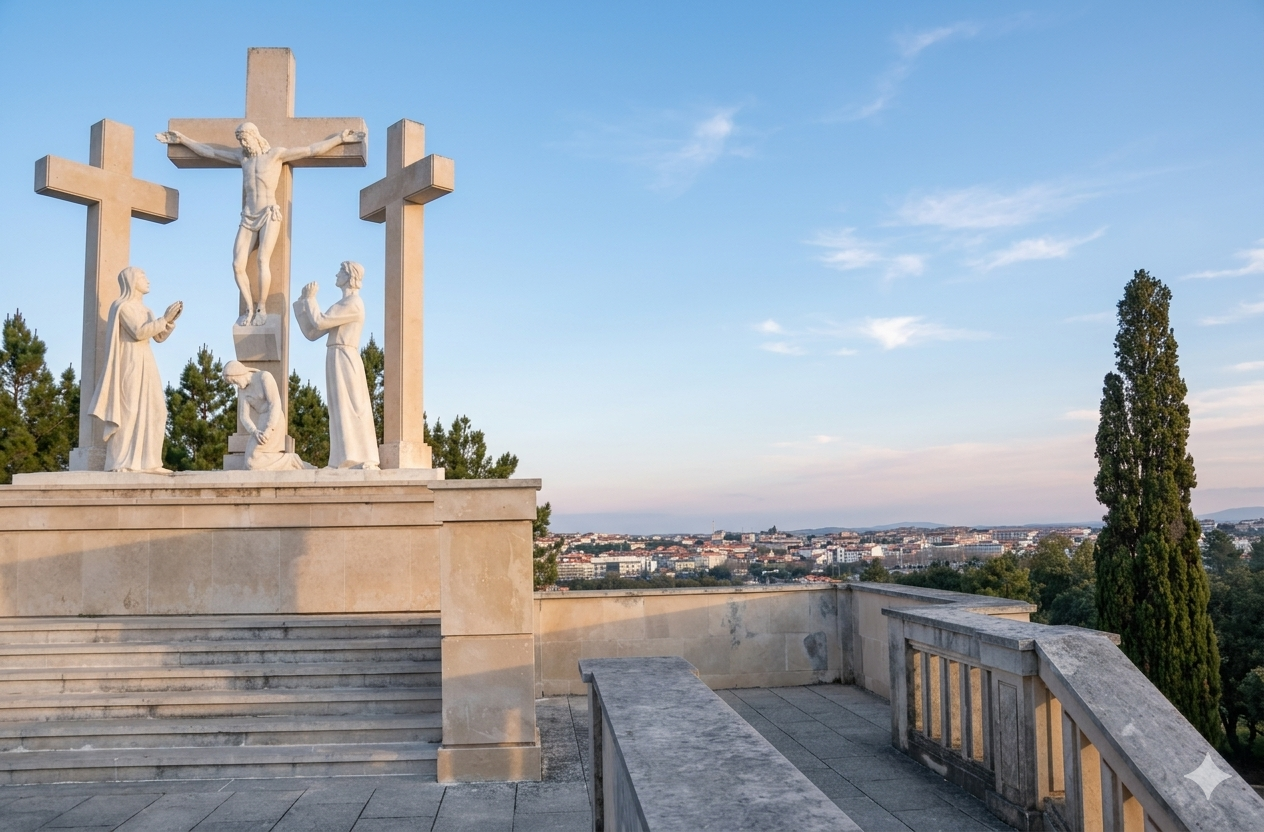 Vía Crucis en Fátima los quince misterios del rosario