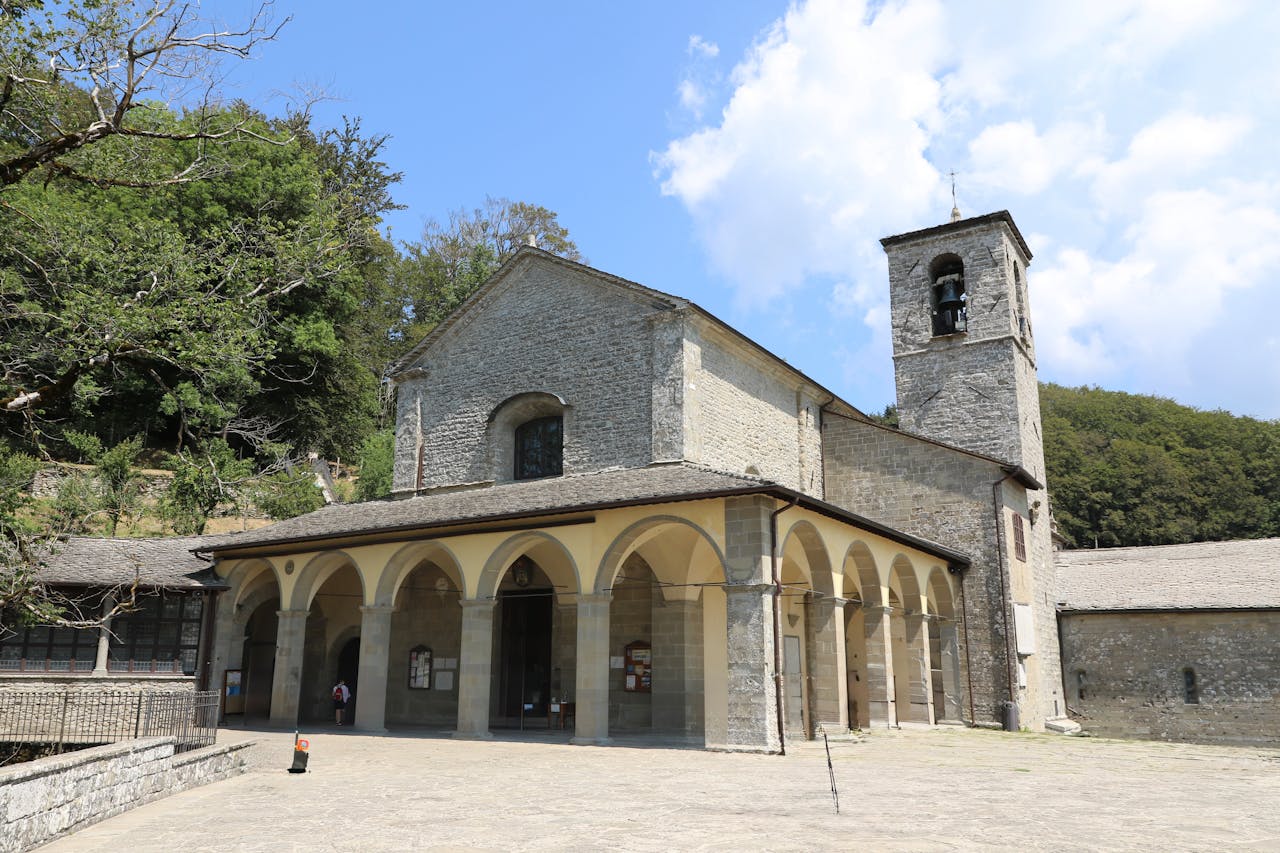 Santuario de La Verna, donde San Francisco recibió los estigmas, etapa de la peregrinación franciscana