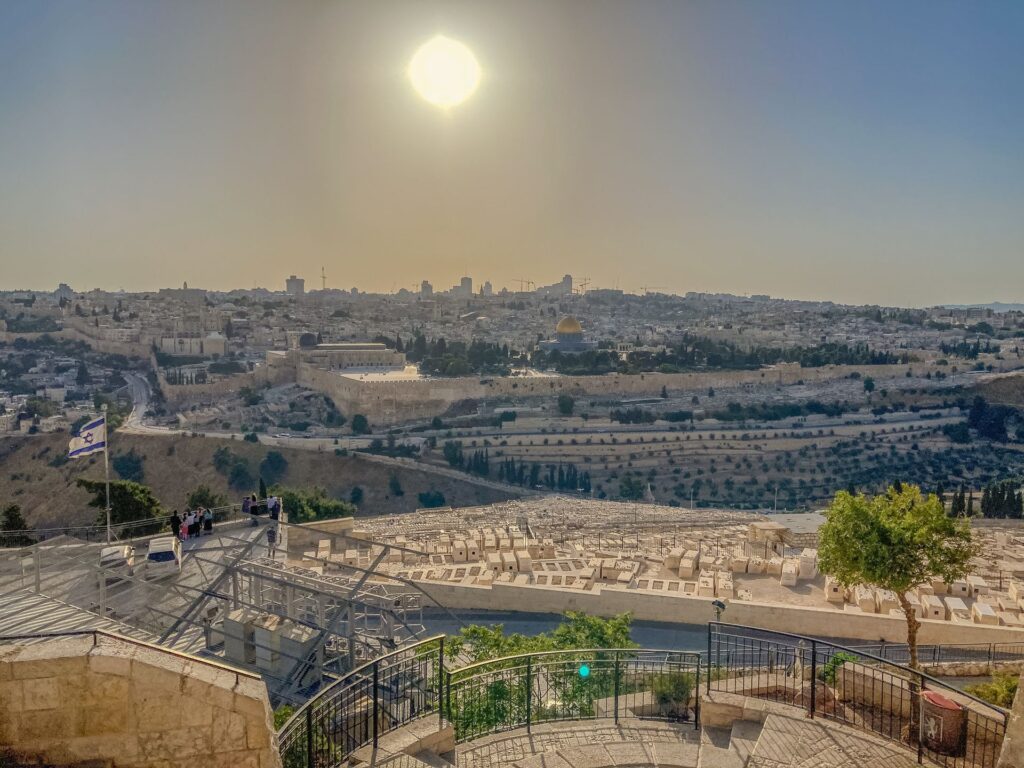 Vista de Jerusalén desde el Monte de los Olivos
