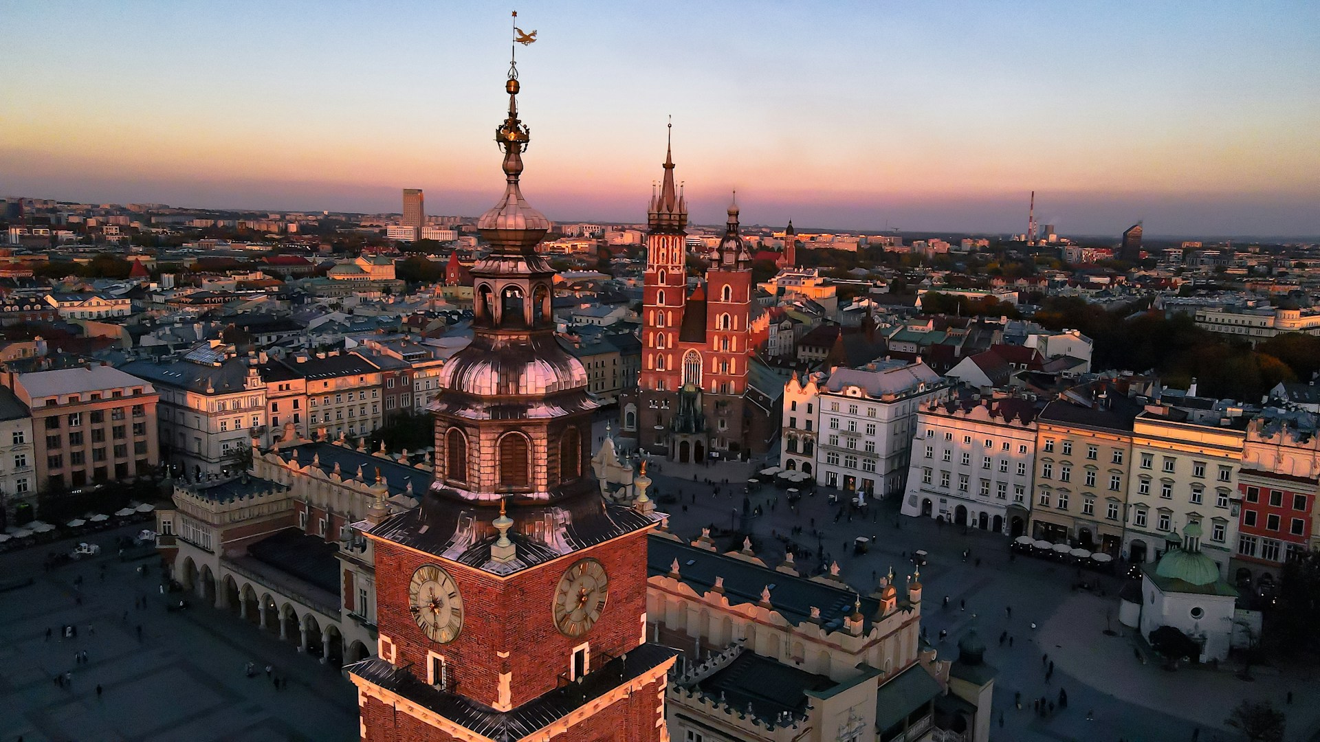 panorámica de Cracovia